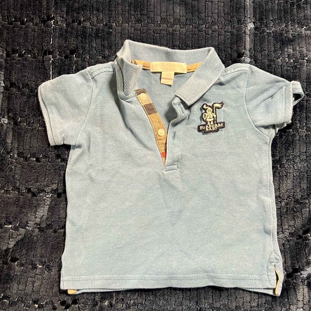 Preowned kids Burberry polo shirt